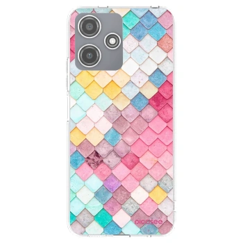 Picasee silikonska prozirna maskica za Xiaomi Redmi 12 5G - Colorful roof