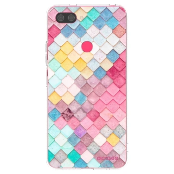 Picasee silikonska prozirna maskica za Xiaomi Mi 8 Lite - Colorful roof
