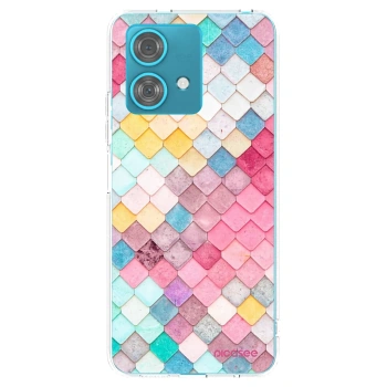Picasee silikonska prozirna maskica za Motorola Edge 40 Neo - Colorful roof