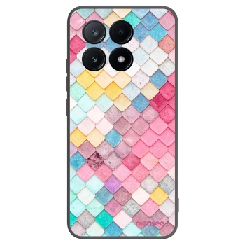 Picasee crna silikonska maskica za Xiaomi Poco X6 Pro - Colorful roof