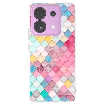 Picasee silikonska prozirna maskica za Xiaomi Redmi Note 13 Pro 5G - Colorful roof