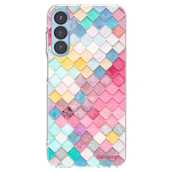 Picasee silikonska prozirna maskica za Samsung Galaxy A15 A156B 5G - Colorful roof