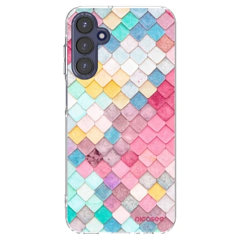 Picasee silikonska prozirna maskica za Samsung Galaxy A15 A155F 4G - Colorful roof