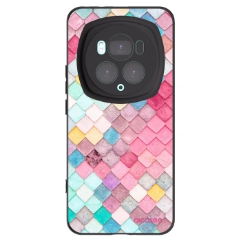 Picasee crna silikonska maskica za Honor Magic6 Pro - Colorful roof
