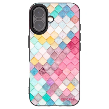 Picasee crna silikonska maskica za Apple iPhone 16 - Colorful roof