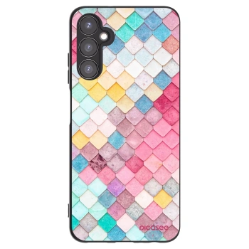 Picasee crna silikonska maskica za Samsung Galaxy A05s A057G - Colorful roof