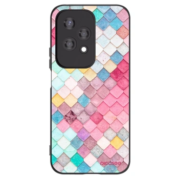 Picasee crna silikonska maskica za Honor 200 Lite - Colorful roof