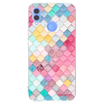 Picasee silikonska prozirna maskica za Huawei P Smart 2019 - Colorful roof