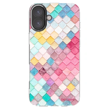 Picasee silikonska prozirna maskica za Apple iPhone 16 Plus - Colorful roof