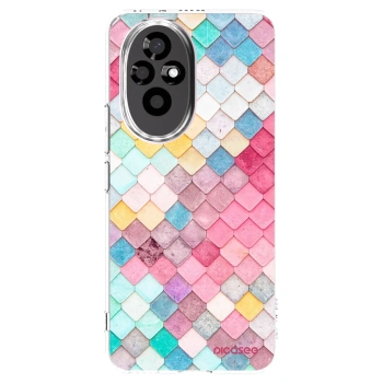Picasee silikonska prozirna maskica za Honor 200 Pro 5G - Colorful roof