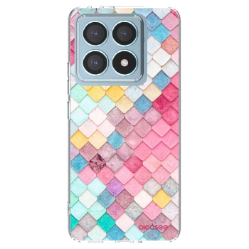 Picasee silikonska prozirna maskica za Xiaomi 14T Pro - Colorful roof