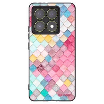 Picasee crna silikonska maskica za Xiaomi 14T - Colorful roof