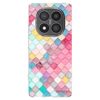 Picasee silikonska prozirna maskica za Xiaomi Redmi Note 14 Pro+ 5G - Colorful roof
