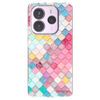 Picasee silikonska prozirna maskica za Xiaomi Redmi Note 14 5G - Colorful roof