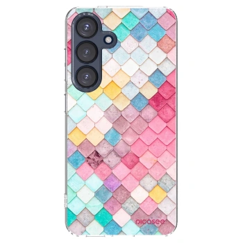 Picasee silikonska prozirna maskica za Samsung Galaxy S25 5G - Colorful roof