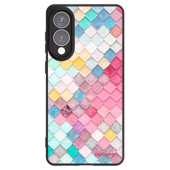 Picasee crna silikonska maskica za Samsung Galaxy S25 Edge 5G - Colorful roof