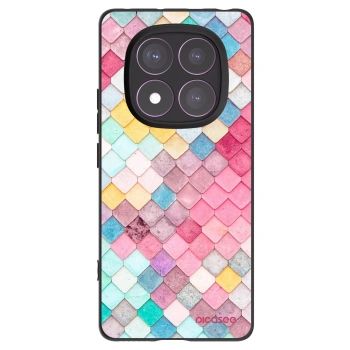 Picasee crna silikonska maskica za Xiaomi Redmi Note 14 Pro 4G - Colorful roof