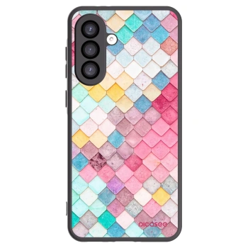 Picasee crna silikonska maskica za Samsung Galaxy A26 5G A266B - Colorful roof