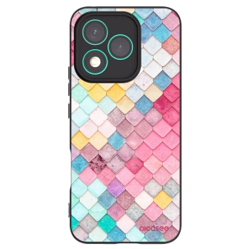 Picasee crna silikonska maskica za Honor 400 Lite 5G - Colorful roof