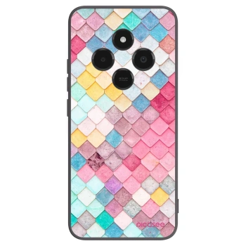 Picasee crna silikonska maskica za Xiaomi Poco C75 - Colorful roof