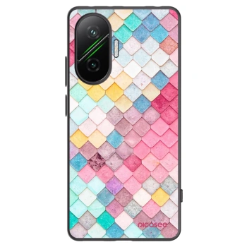 Picasee crna silikonska maskica za Xiaomi Poco F7 5G - Colorful roof