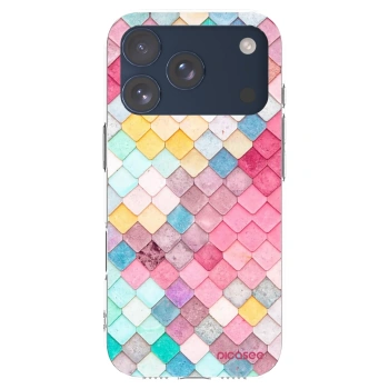 Picasee silikonska prozirna maskica za Apple iPhone 17 Pro - Colorful roof
