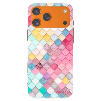 Picasee silikonska prozirna maskica za Apple iPhone 17 Pro Max - Colorful roof