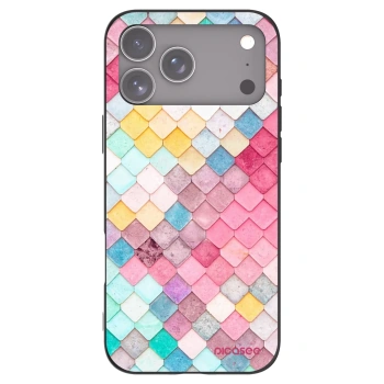 Picasee crna silikonska maskica za Apple iPhone 17 Pro Max - Colorful roof