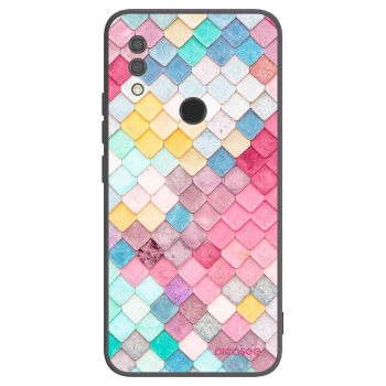 Picasee crna silikonska maskica za Xiaomi Redmi 7 - Colorful roof