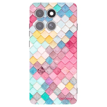 Picasee crna silikonska maskica za Motorola Edge 60 Pro - Colorful roof