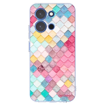Picasee silikonska prozirna maskica za Xiaomi Redmi 15C 4G - Colorful roof