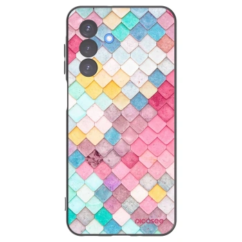 Picasee crna silikonska maskica za Samsung Galaxy A17 5G - Colorful roof