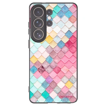 Picasee crna silikonska maskica za Samsung Galaxy S26 Ultra - Colorful roof