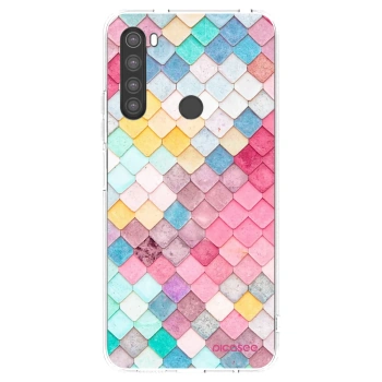 Picasee silikonska prozirna maskica za Xiaomi Redmi Note 8 - Colorful roof