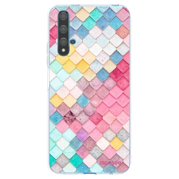 Picasee silikonska prozirna maskica za Huawei Nova 5T - Colorful roof
