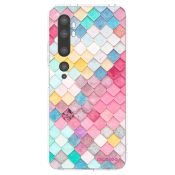 Picasee silikonska prozirna maskica za Xiaomi Mi Note 10 (Pro) - Colorful roof