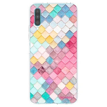 Picasee silikonska prozirna maskica za Samsung Galaxy A30s A307F - Colorful roof