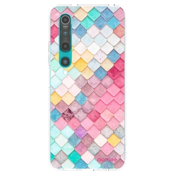 Picasee silikonska prozirna maskica za Xiaomi Mi 10 - Colorful roof