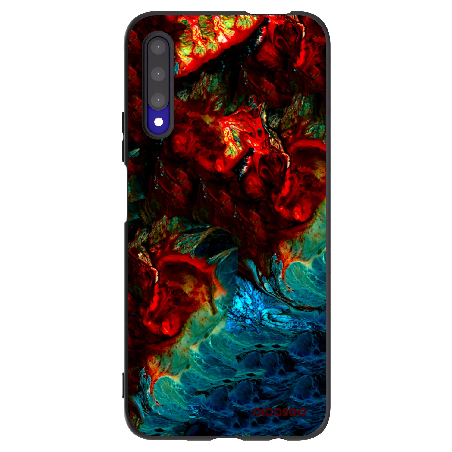 Picasee crna silikonska maskica za Honor 9X Pro - Universe
