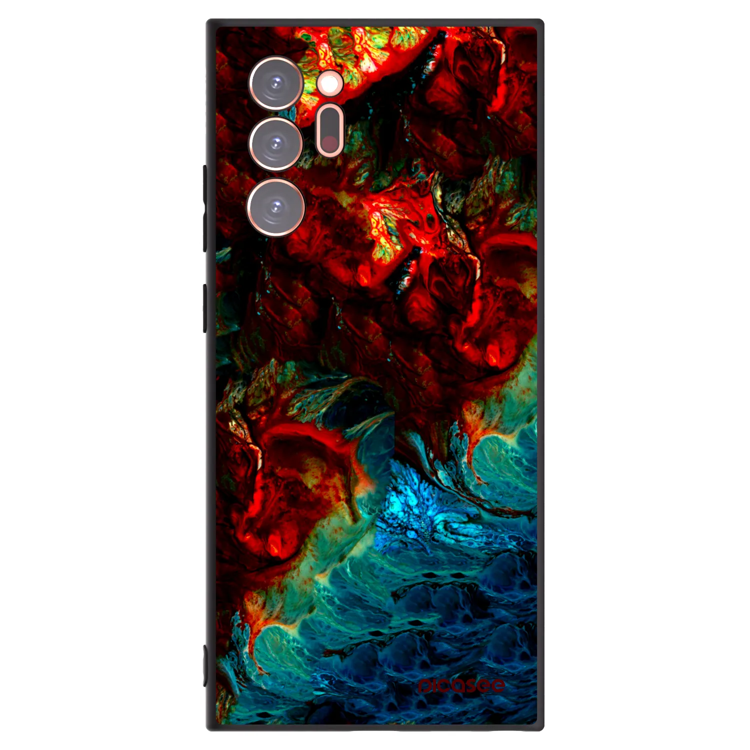 Picasee crna silikonska maskica za Samsung Galaxy Note 20 Ultra - Universe