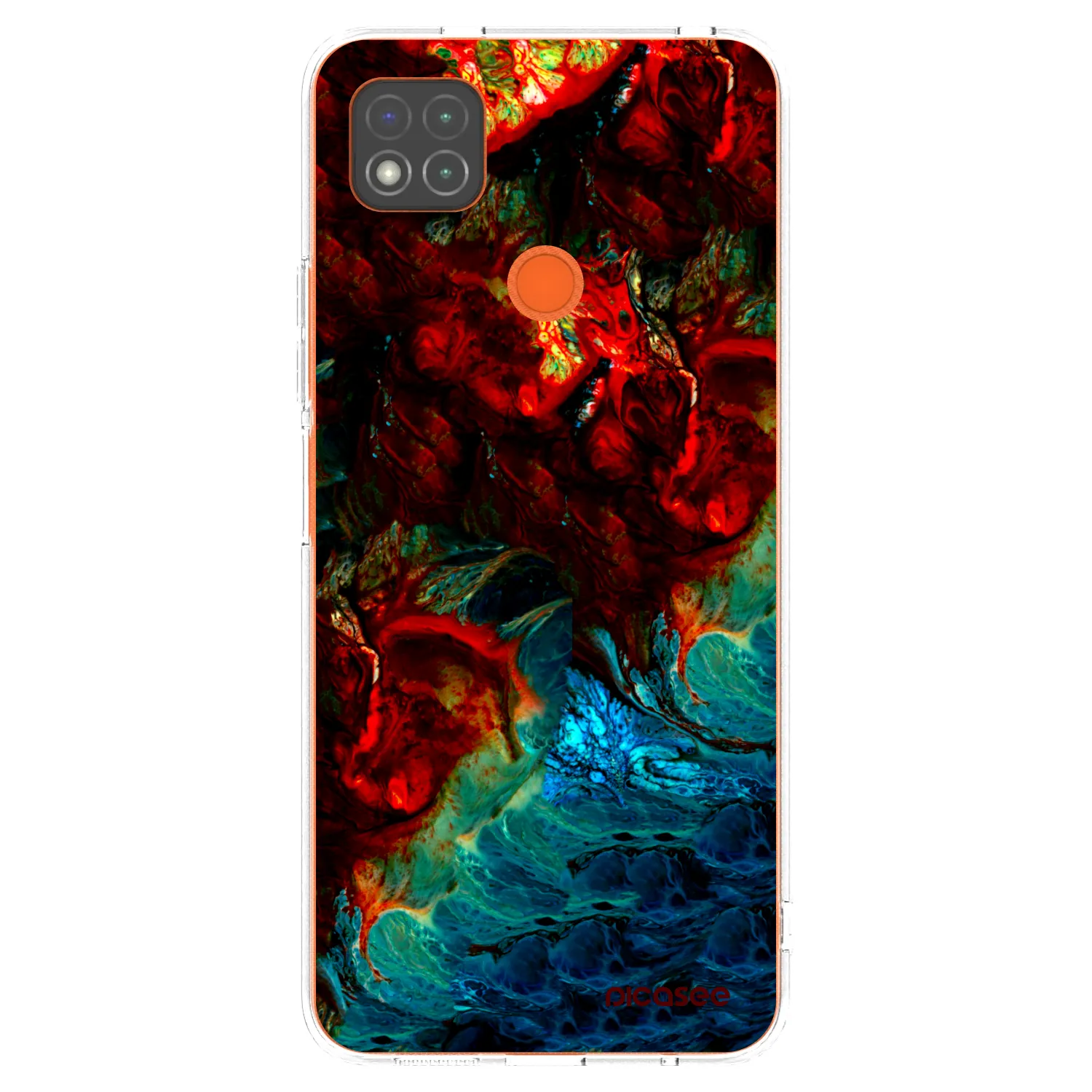 Picasee silikonska prozirna maskica za Xiaomi Redmi 9C - Universe