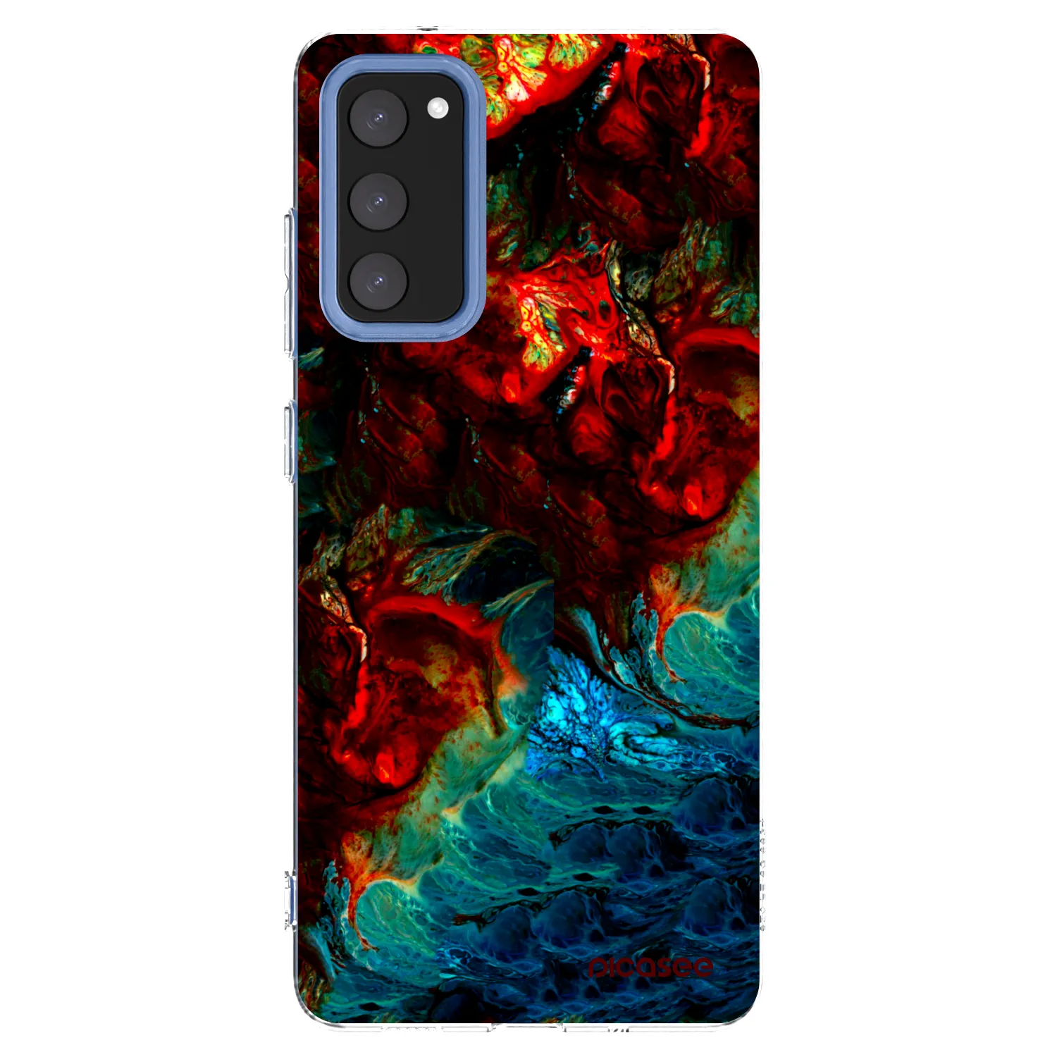 Picasee silikonska prozirna maskica za Samsung Galaxy S20 FE - Universe