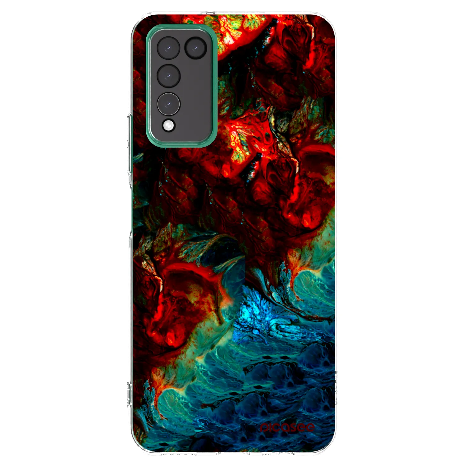 Picasee silikonska prozirna maskica za Honor 10X Lite - Universe