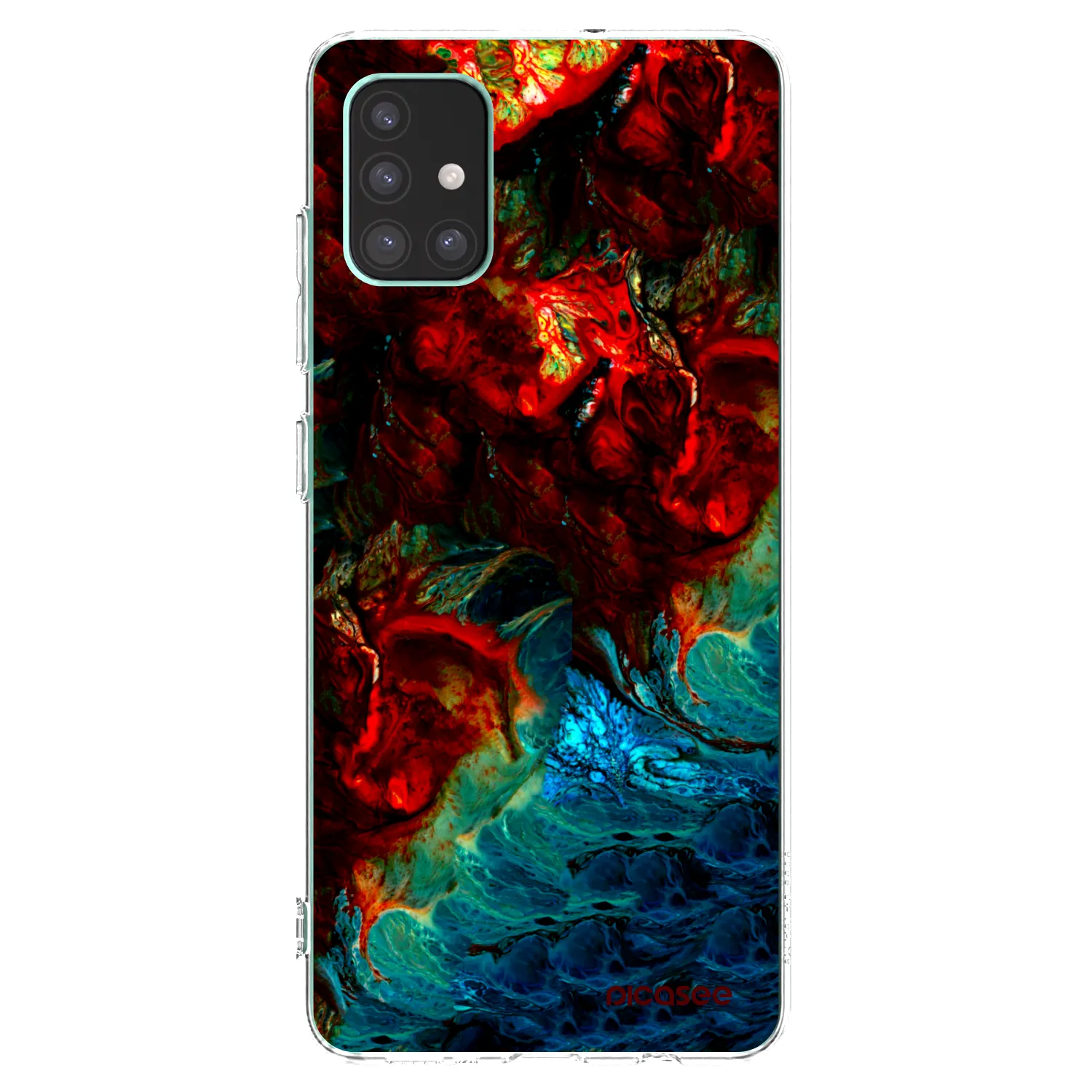 Picasee silikonska prozirna maskica za Samsung Galaxy M51 M515F - Universe