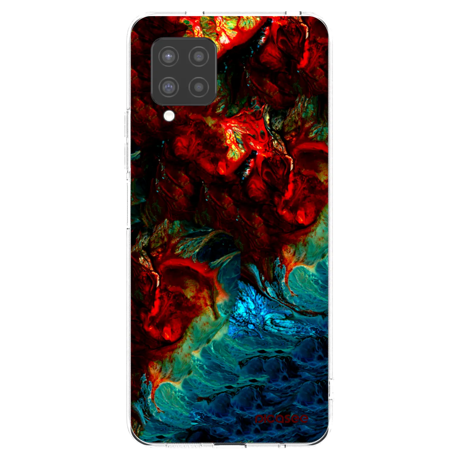 Picasee silikonska prozirna maskica za Samsung Galaxy A42 A426B - Universe