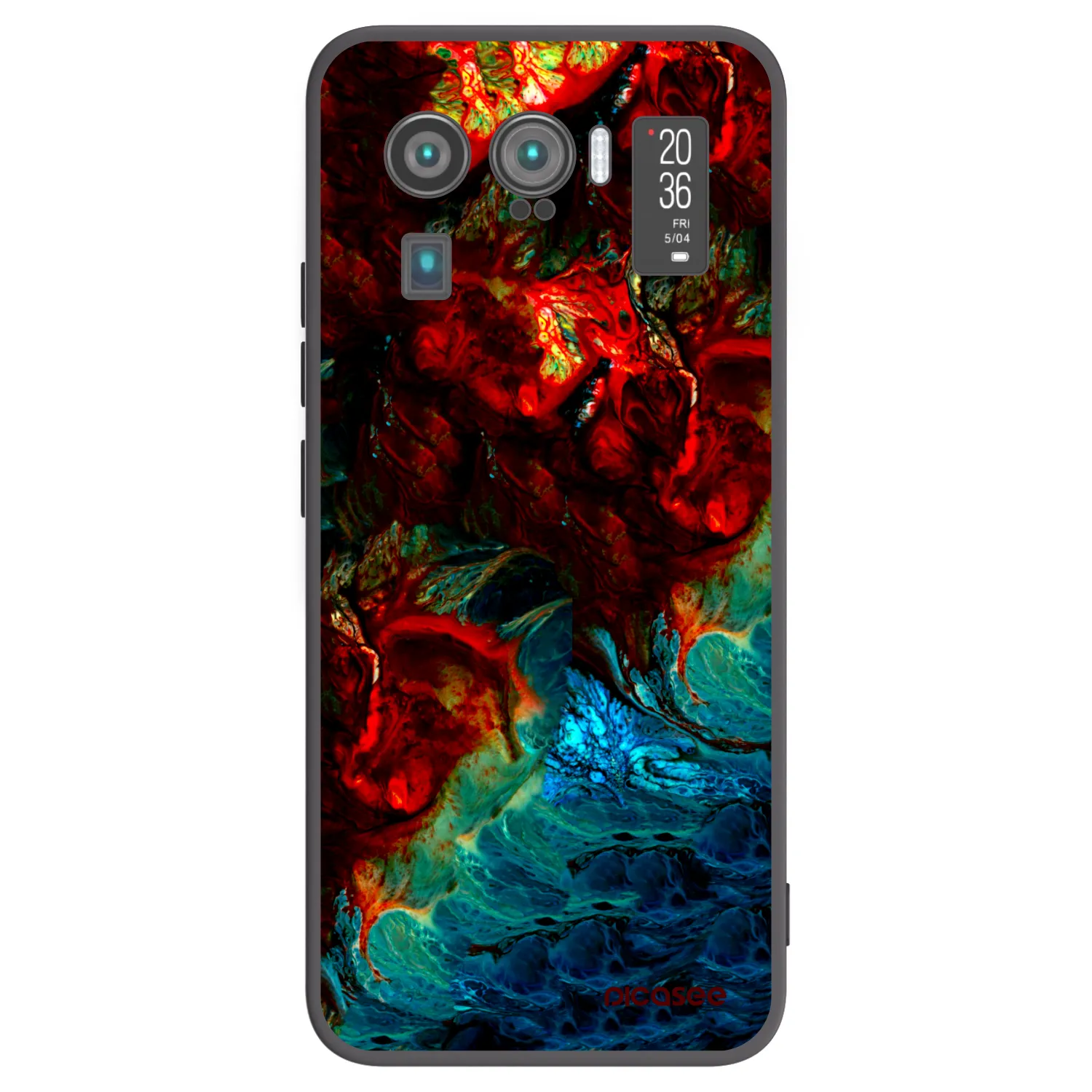 Picasee crna silikonska maskica za Xiaomi Mi 11 Ultra - Universe