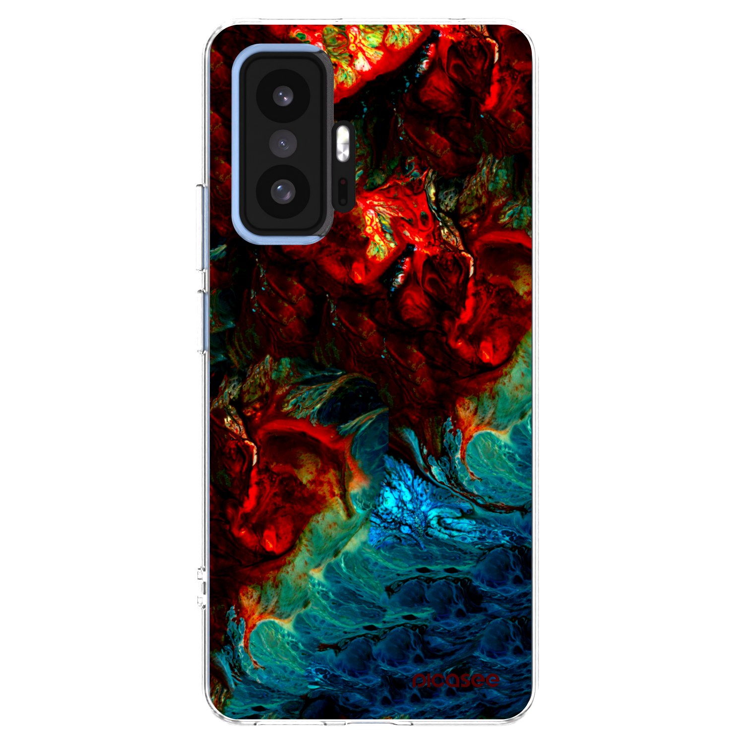 Picasee silikonska prozirna maskica za Xiaomi 11T Pro - Universe