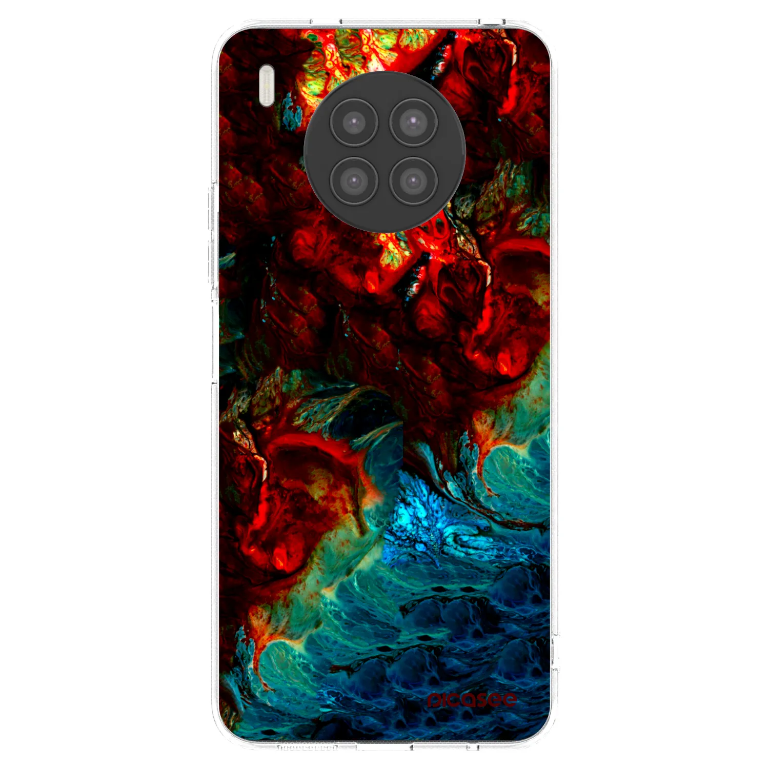 Picasee silikonska prozirna maskica za Huawei Nova 8i - Universe