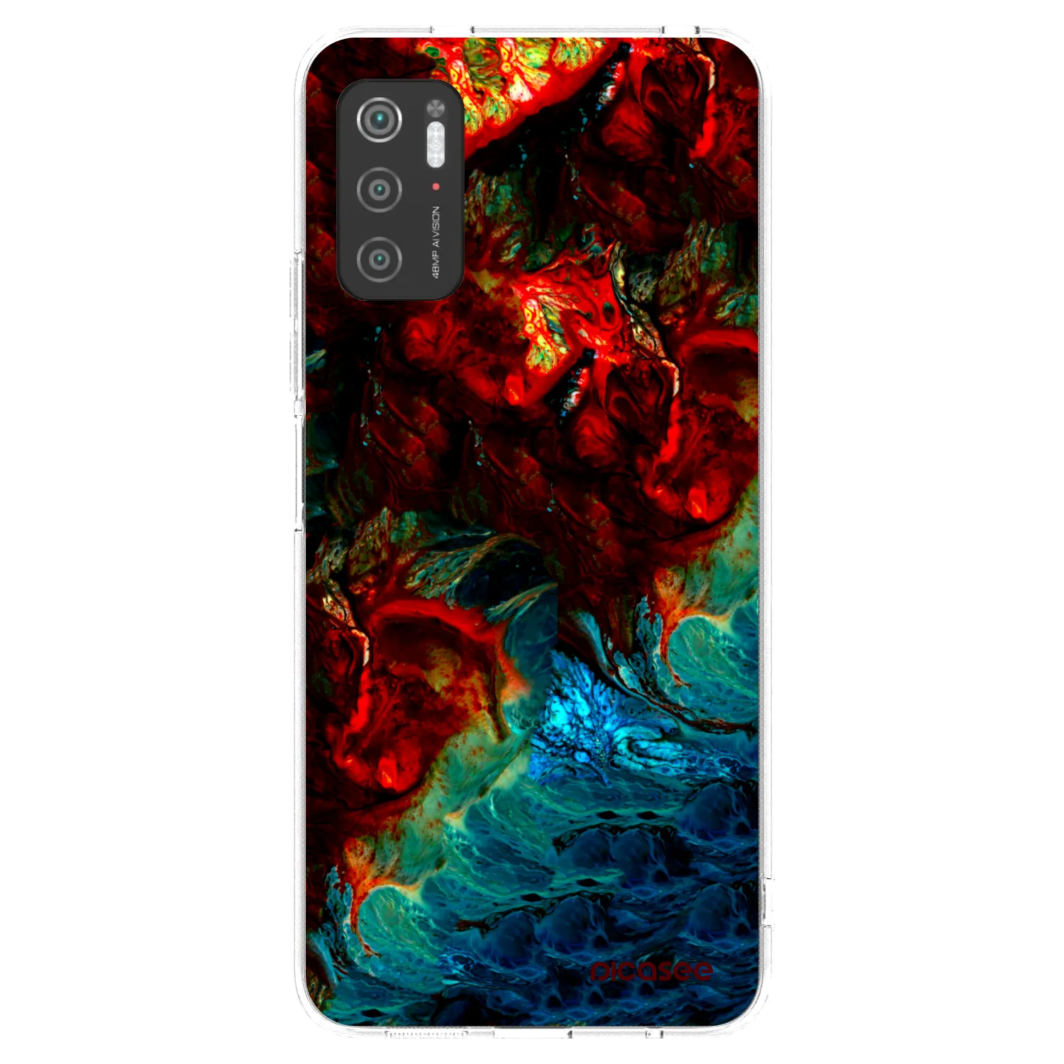 Picasee silikonska prozirna maskica za Xiaomi Poco M3 Pro 5G - Universe