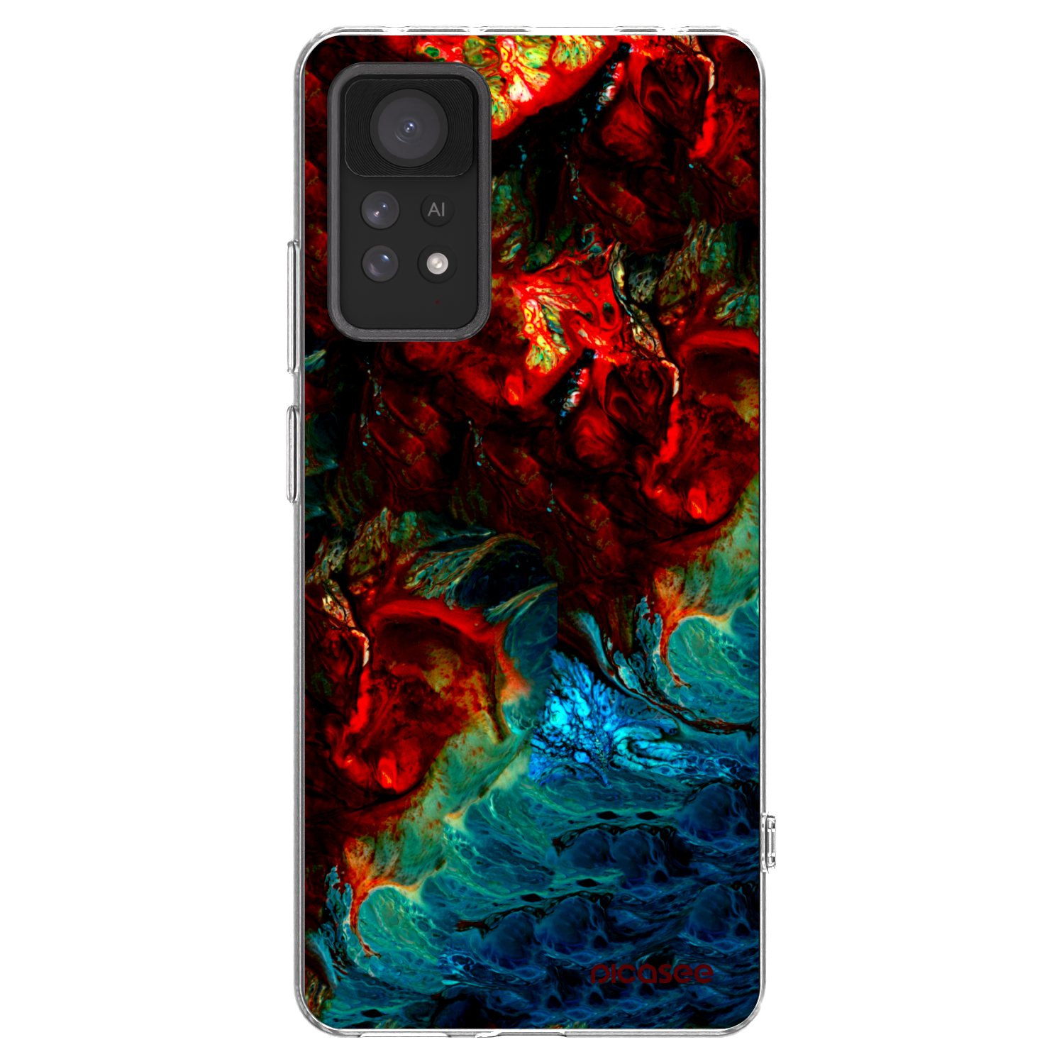 Picasee silikonska prozirna maskica za Xiaomi Redmi Note 11 Pro - Universe